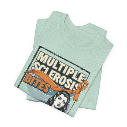 "Multiple Sclerosis Bites" Unisex T-shirt for MS Awareness