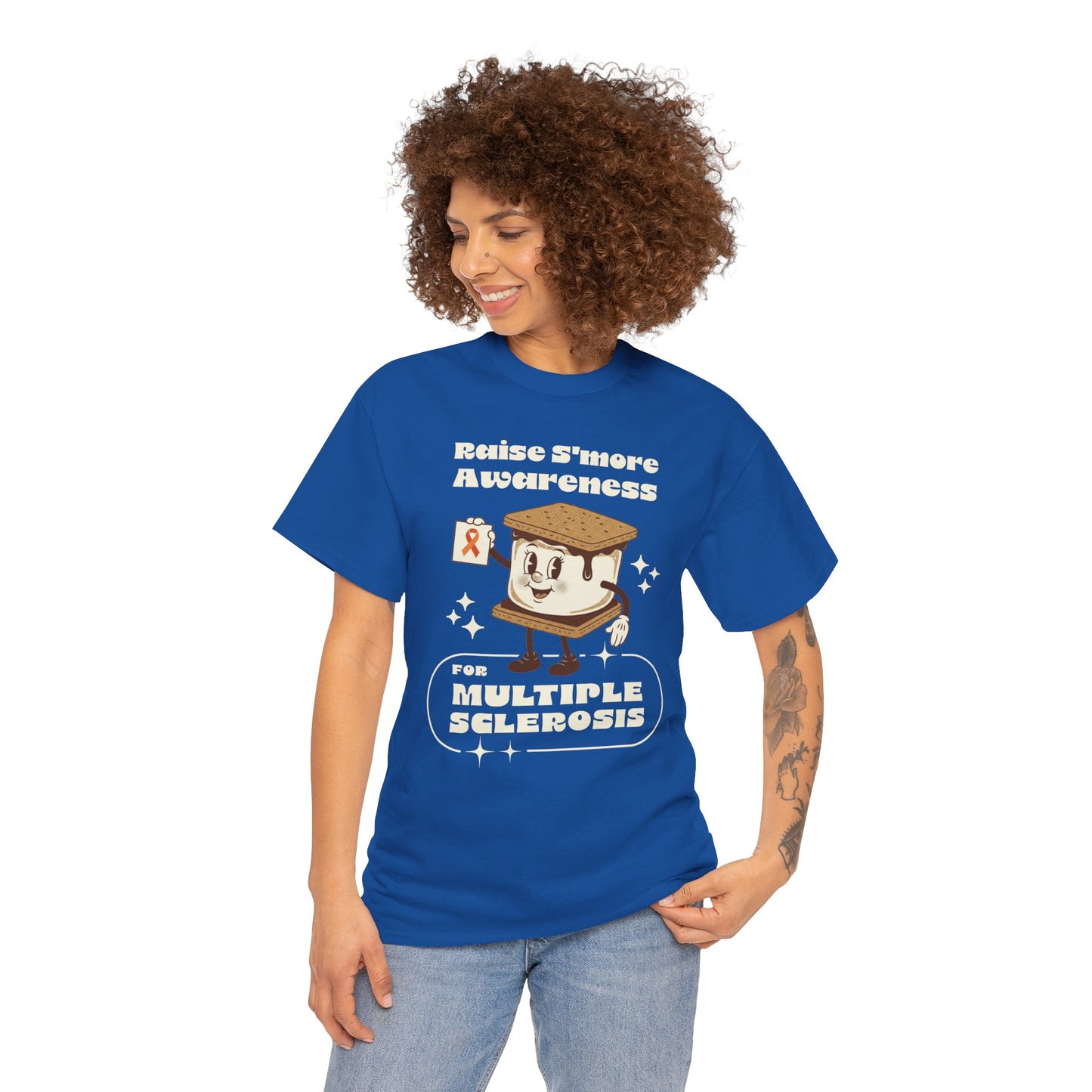 Raise S'more Awareness for Multiple Sclerosis,- Unisex Heavy Cotton Tee - Awareness Tee, Charity T-Shirt, Casual Wear, Fun Gift Idea, [...]