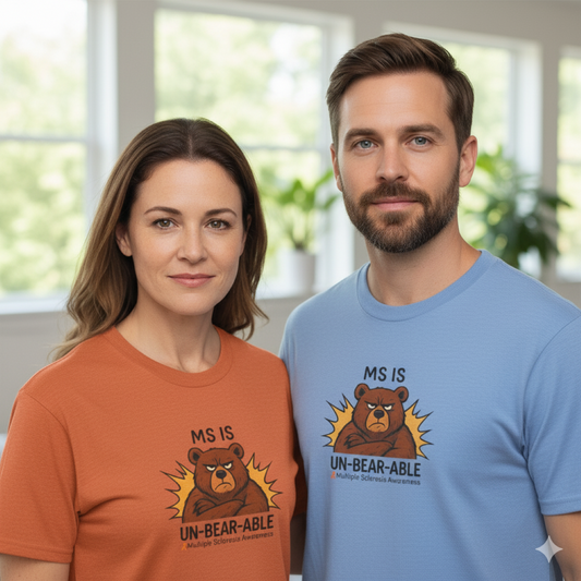 Punny MS is Un-Bear-Able T-shirt for Multiple Sclerosis Awareness