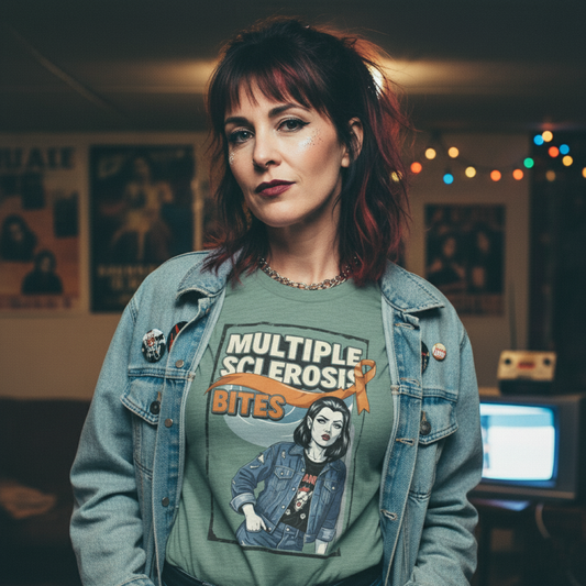 "Multiple Sclerosis Bites" Unisex T-shirt for MS Awareness