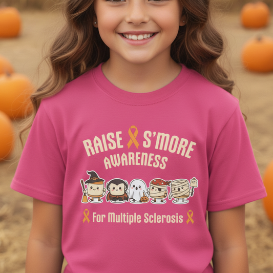 Raise S'more Awareness | Kids Tee, Fundraising Tee, Supportive Apparel, Fun T-Shirt