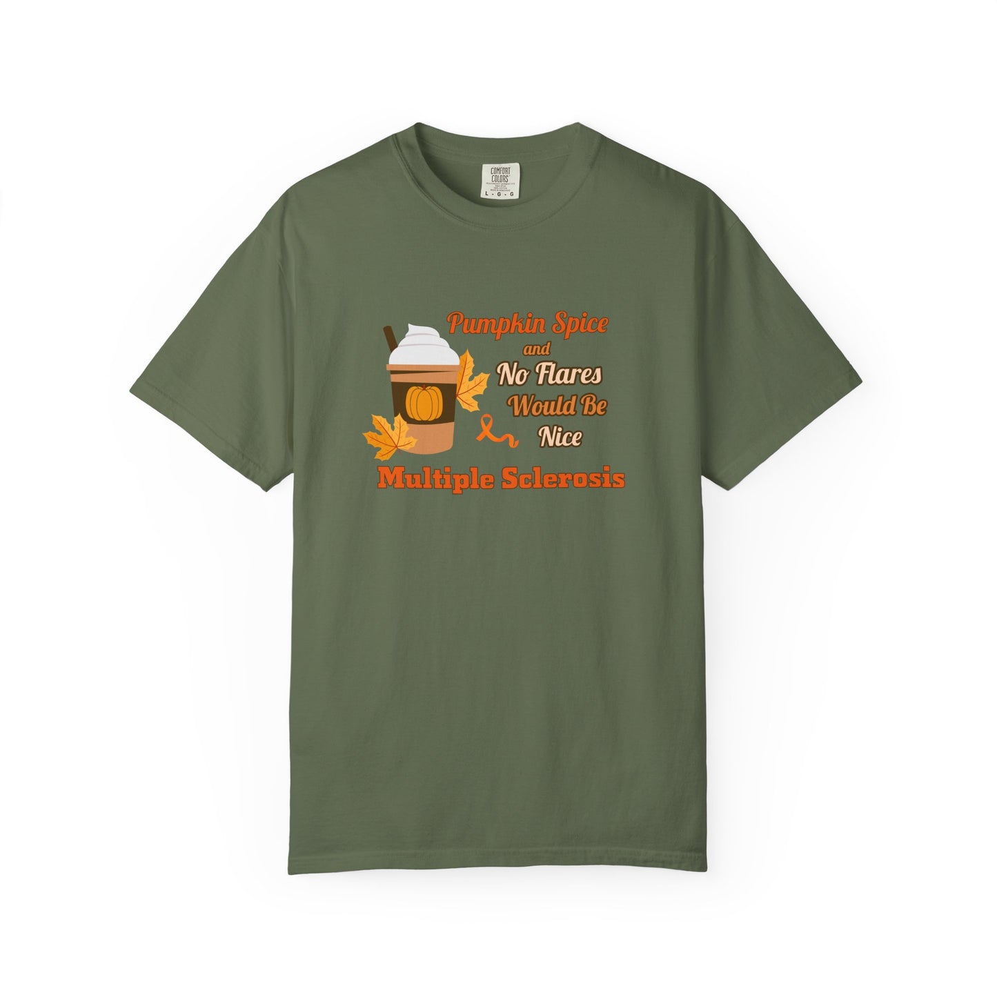 Pumpkin Spice & No Flares Would Be Nice - Unisex Garment-Dyed T-shirt