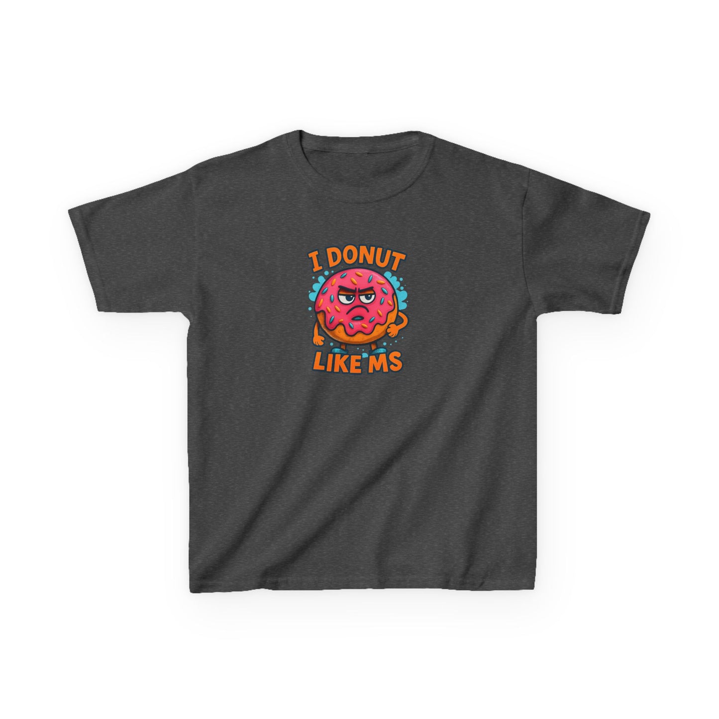 Kids "I Donut Like MS" T-Shirt | Youth Support Shirt for a Loved One with MS | Children's Chronic Illness Awareness Tee