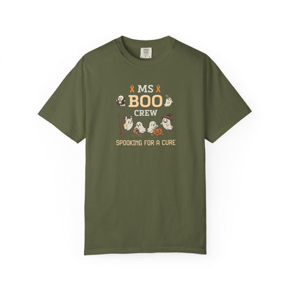 MS Boo Crew Unisex T-shirt -  Festive Fall T-Shirt for MS Awareness and Halloween