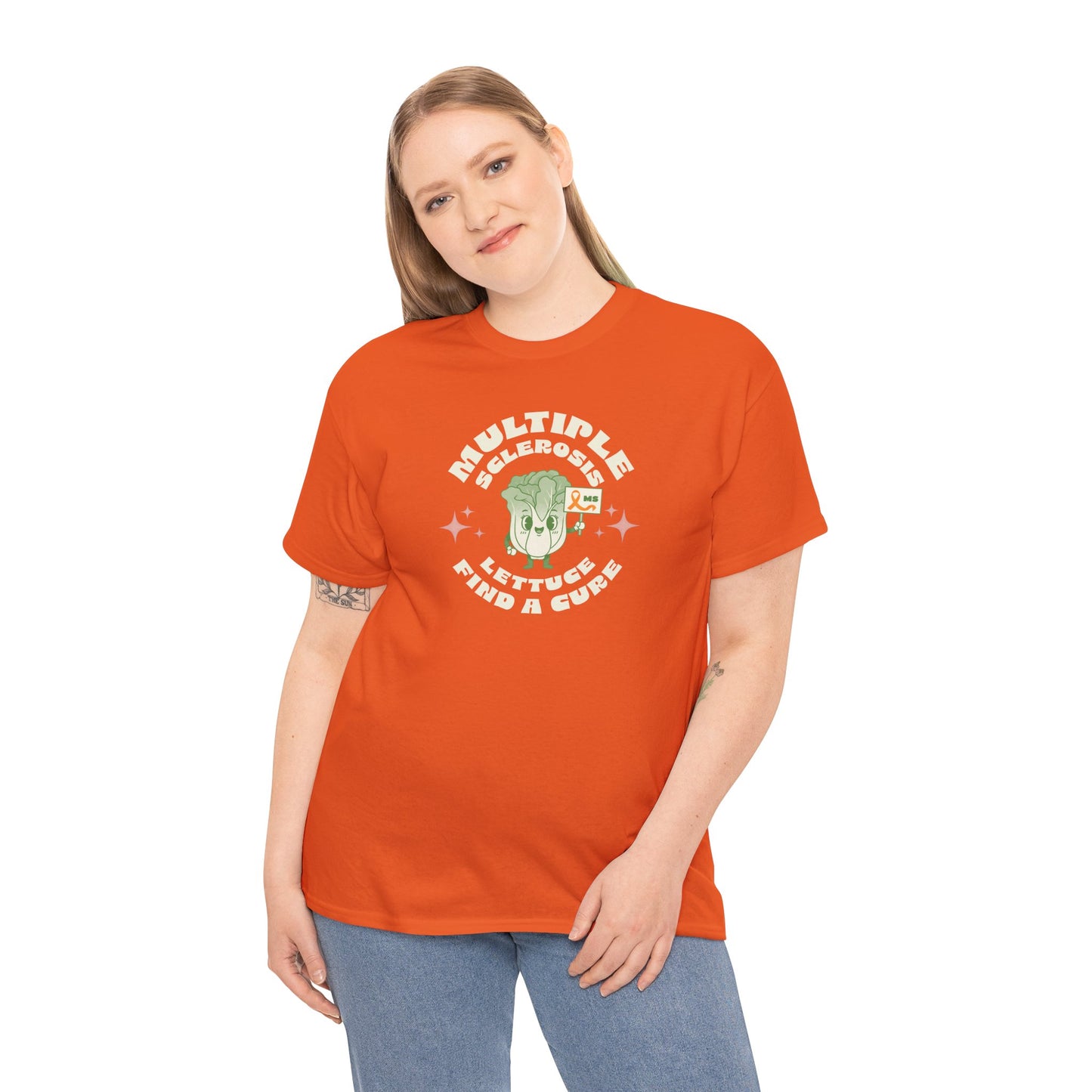 MS Awareness Punny Lettuce Find A Cure - Tee Unisex Adult for MS warriors, supporters, awareness