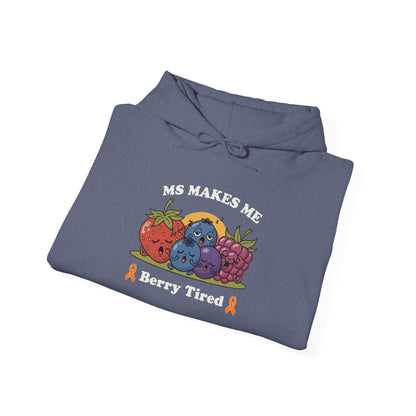 Berry Tired Hoodie - Funny Fruit Sweatshirt, Unisex Apparel, Cute Gift for Fruit Lovers, Cozy Wear, Humor Clothing