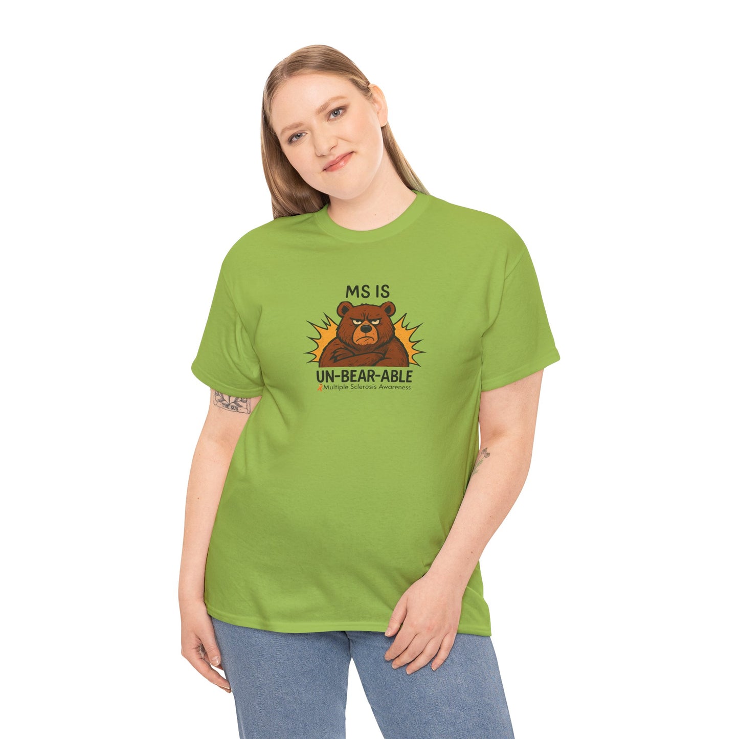 Punny MS is Un-Bear-Able T-shirt for Multiple Sclerosis Awareness
