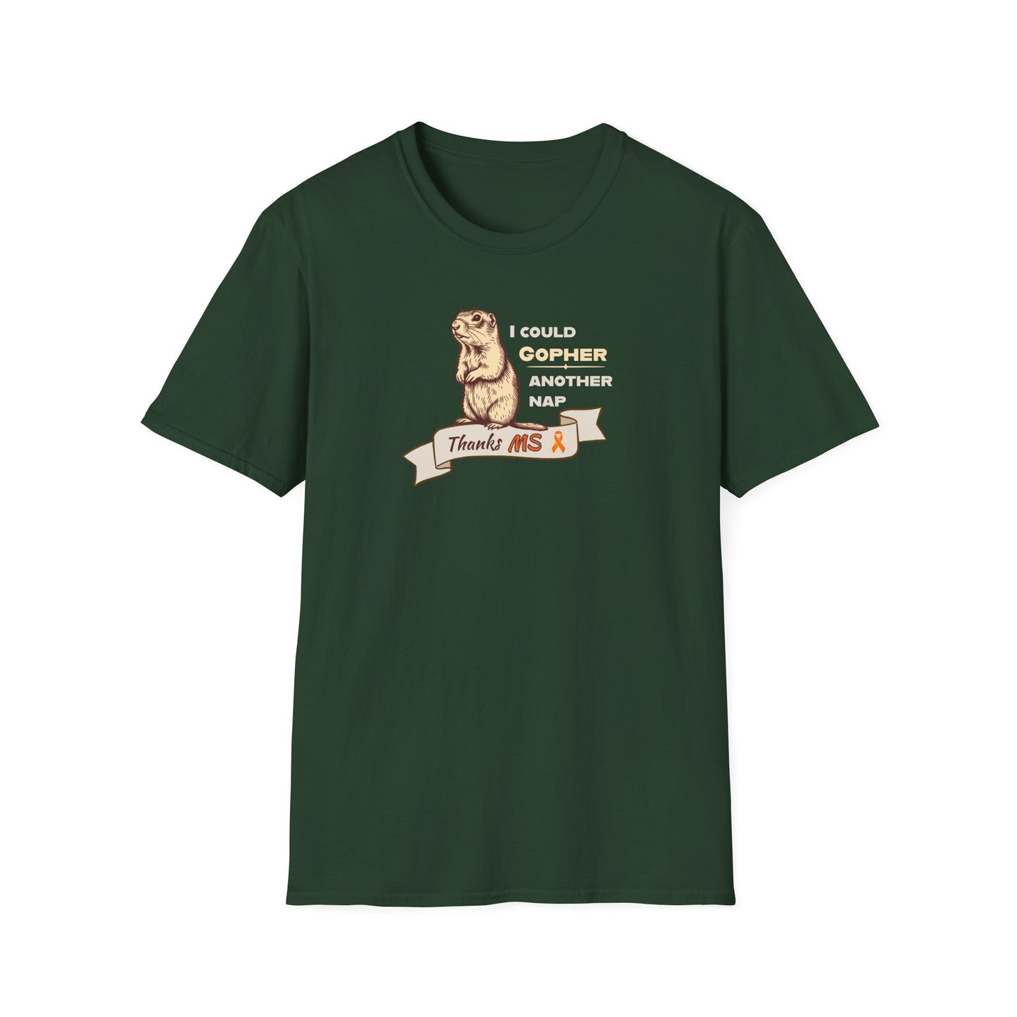 "Gopher a Nap" Unisex Tee: A Humorous Nod to Living with MS