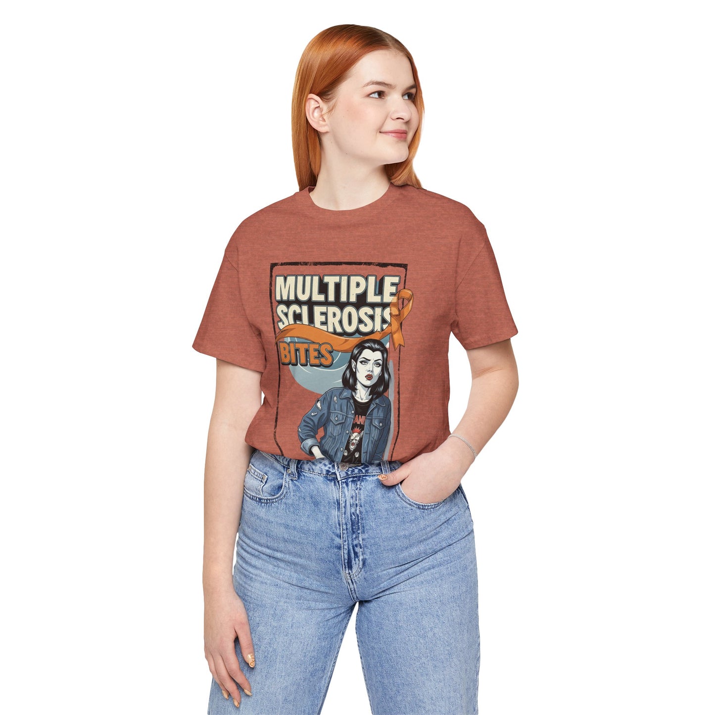 "Multiple Sclerosis Bites" Unisex T-shirt for MS Awareness
