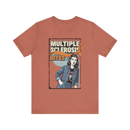 "Multiple Sclerosis Bites" Unisex T-shirt for MS Awareness