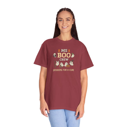 MS Boo Crew Unisex T-shirt -  Festive Fall T-Shirt for MS Awareness and Halloween