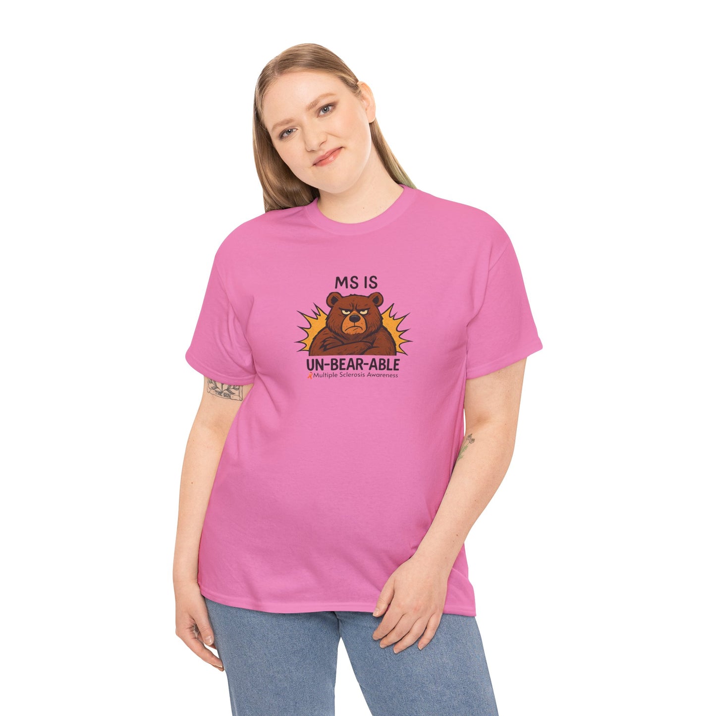 Punny MS is Un-Bear-Able T-shirt for Multiple Sclerosis Awareness