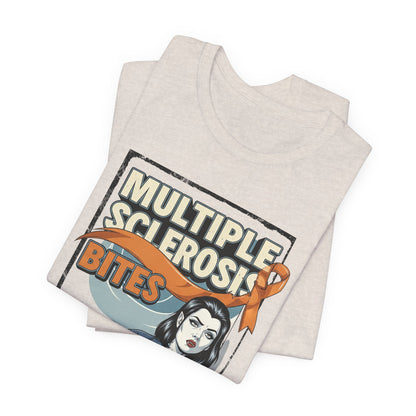 "Multiple Sclerosis Bites" Unisex T-shirt for MS Awareness