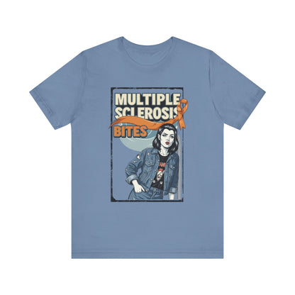 "Multiple Sclerosis Bites" Unisex T-shirt for MS Awareness