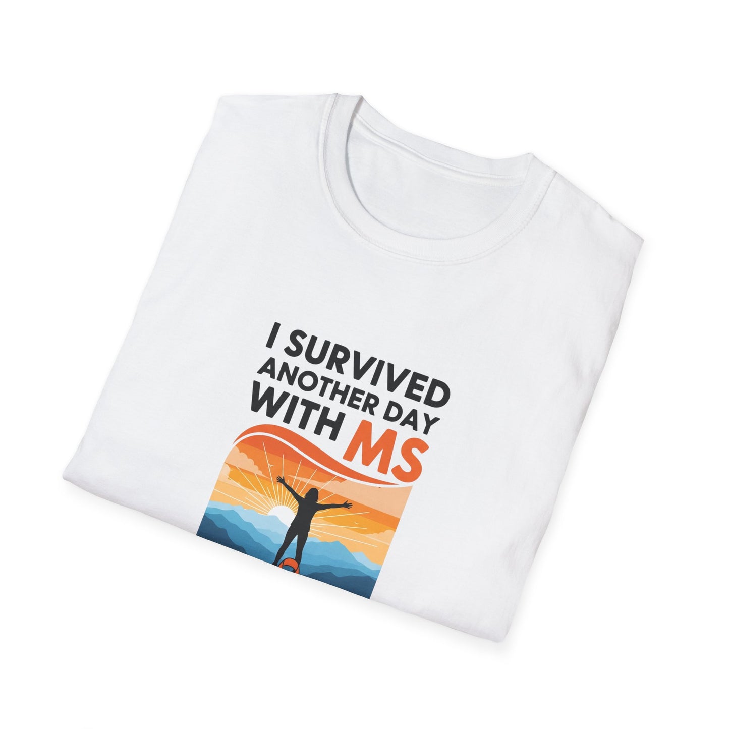 I Survived Another Day with MS T-Shirt | Multiple Sclerosis Awareness Tee | Chronic Illness Warrior Shirt