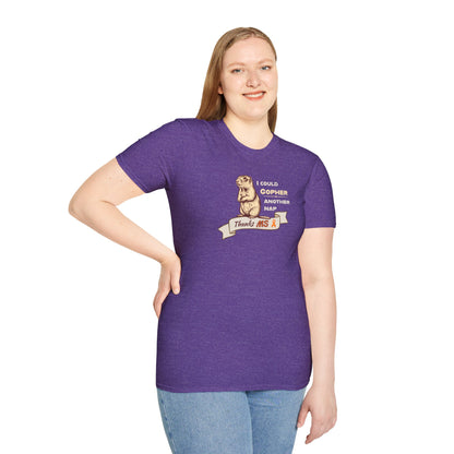 "Gopher a Nap" Unisex Tee: A Humorous Nod to Living with MS