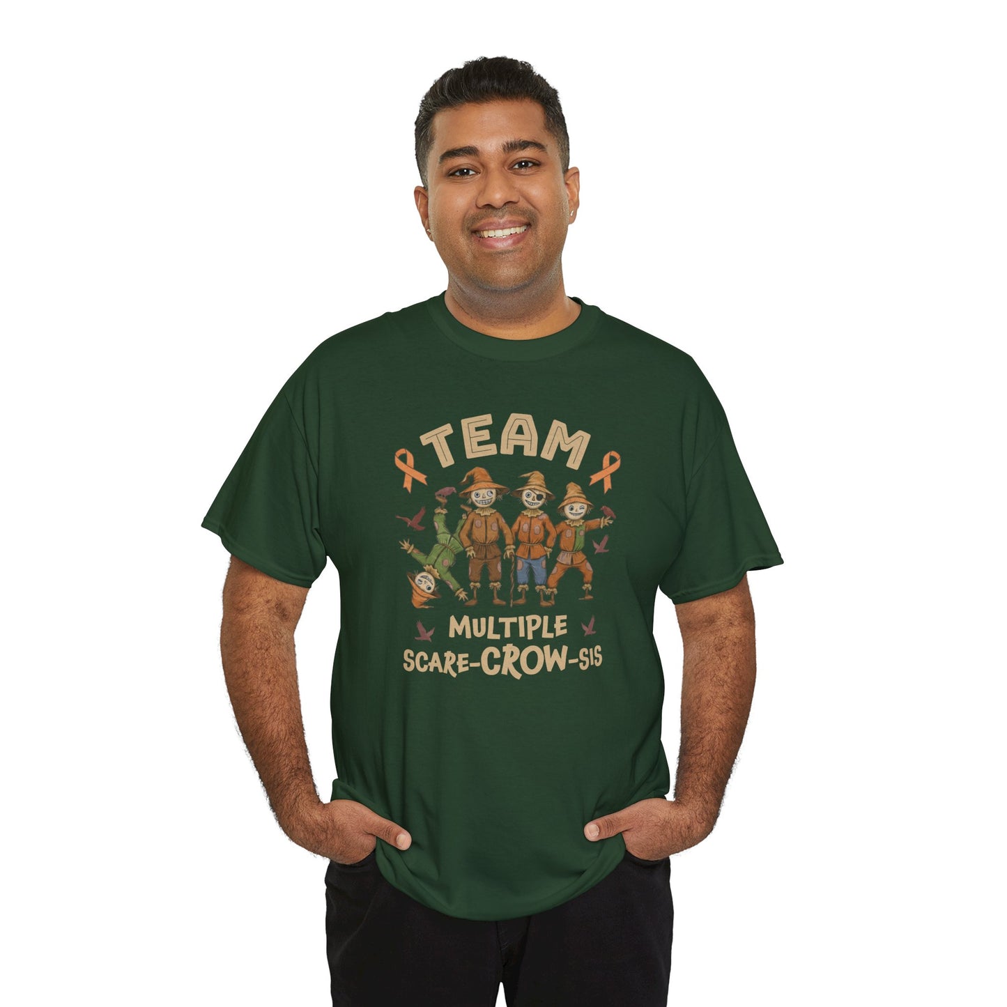 Multiple Scare-Crow-Sis Unisex Heavy Cotton Tee