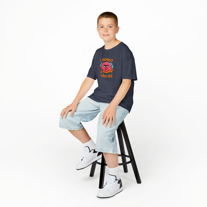 Kids "I Donut Like MS" T-Shirt | Youth Support Shirt for a Loved One with MS | Children's Chronic Illness Awareness Tee