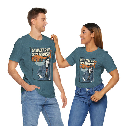 "Multiple Sclerosis Bites" Unisex T-shirt for MS Awareness