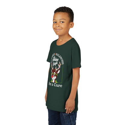 Youth Shine Bright For a Cure Tee MS Awareness Holiday Shirt