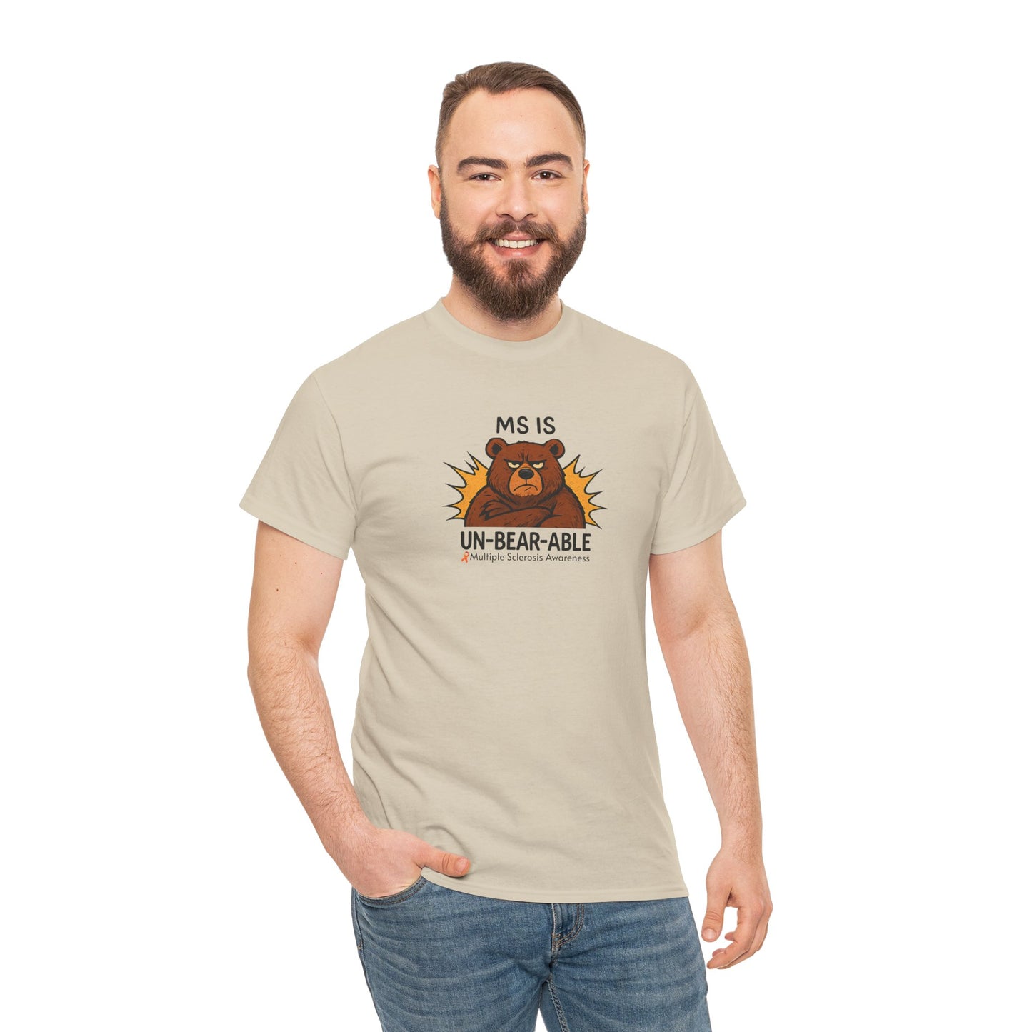 Punny MS is Un-Bear-Able T-shirt for Multiple Sclerosis Awareness