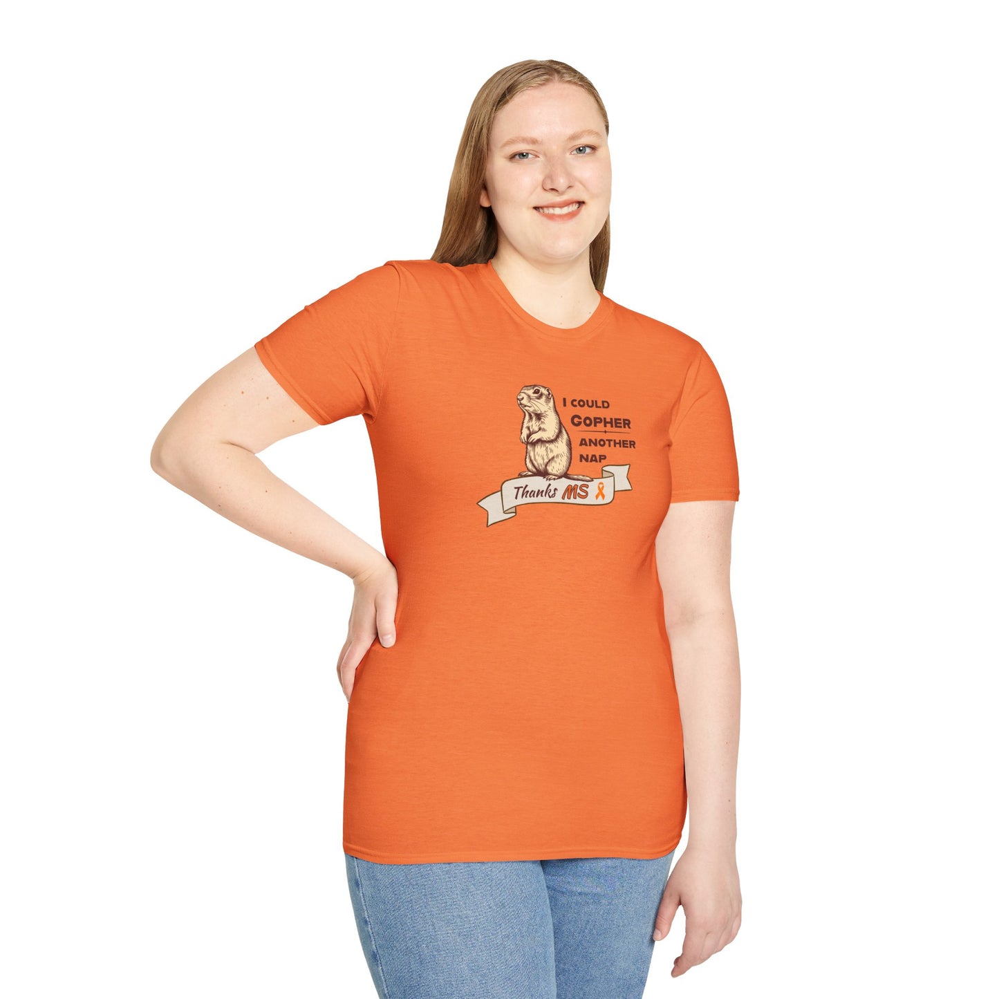 "Gopher a Nap" Unisex Tee: A Humorous Nod to Living with MS