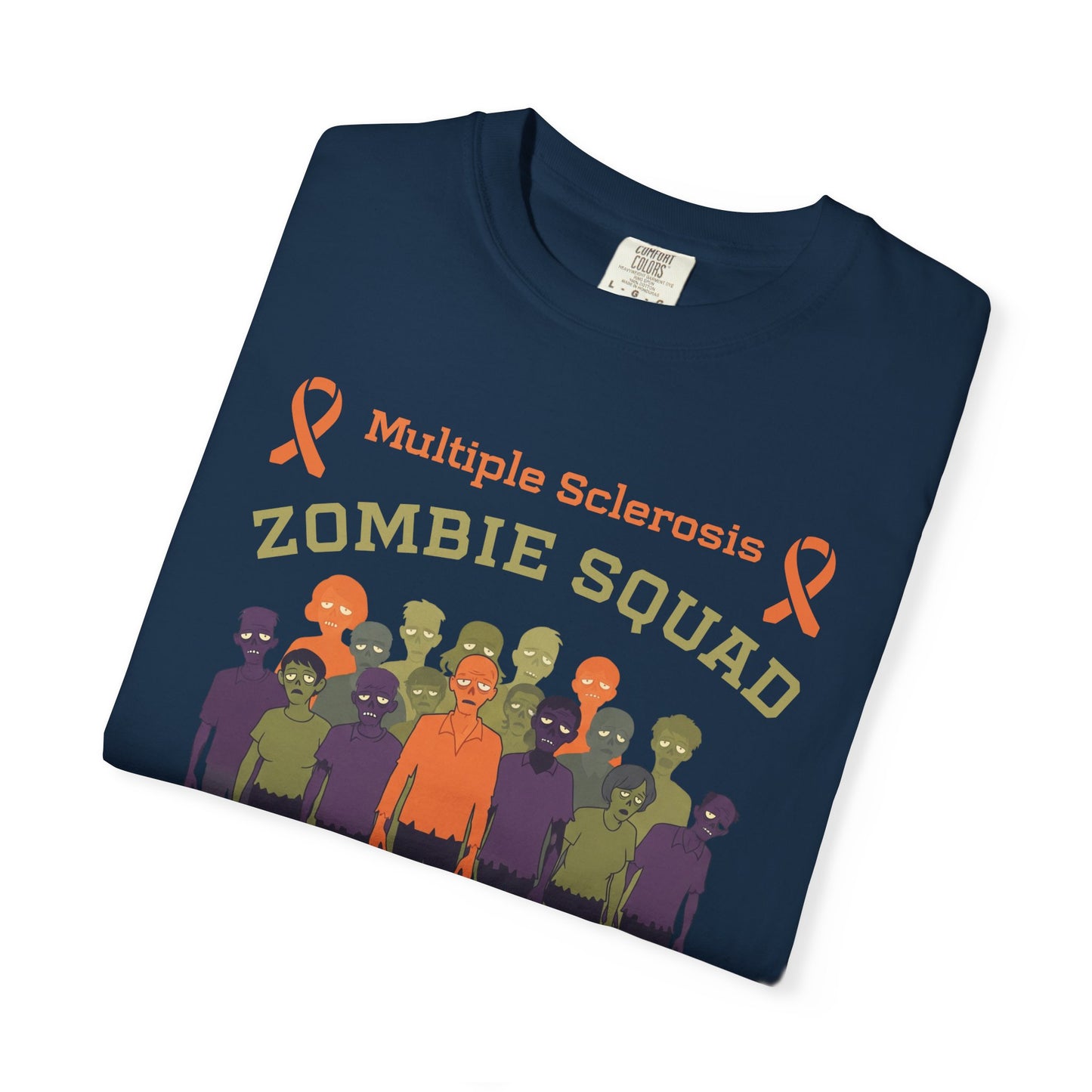 Funny MS Awareness Zombie T-shirt- Give Us Your Healthy Brains