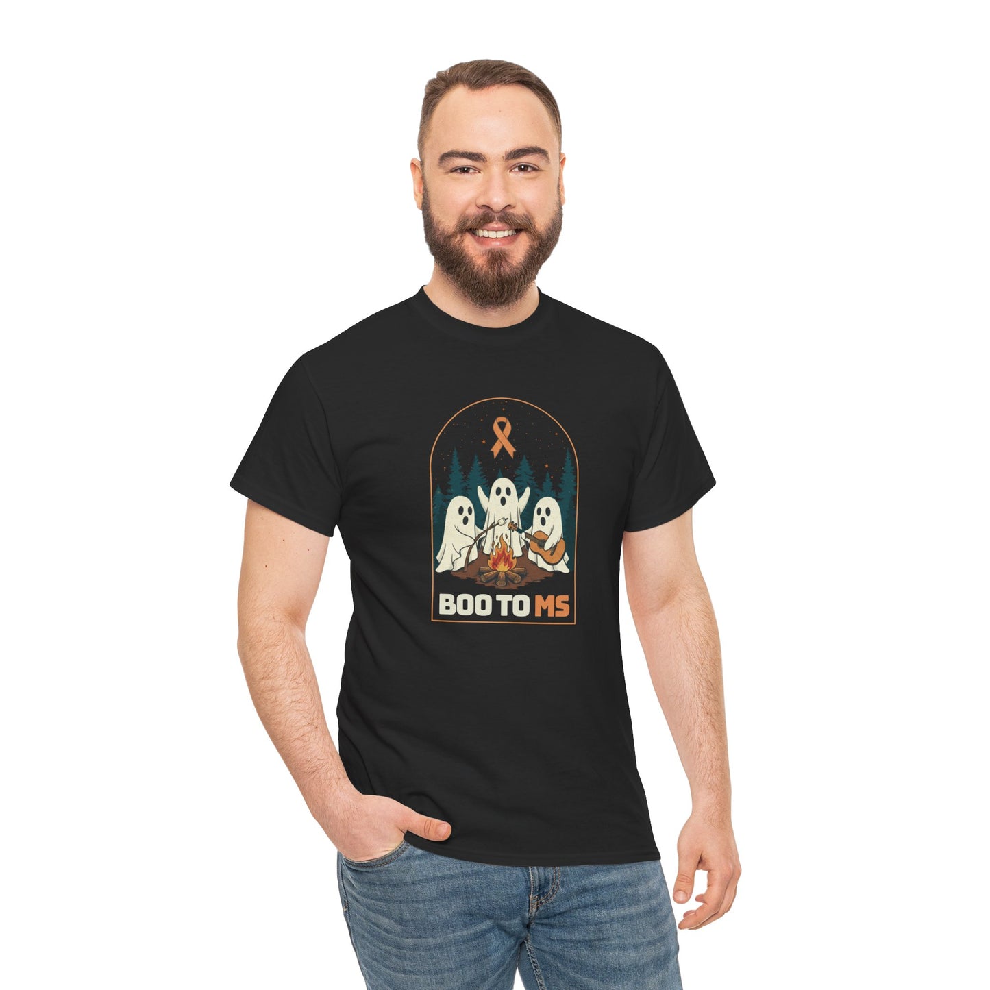 Cute Boo to MS Unisex Tee | Halloween Multiple Sclerosis Awareness T-Shirt