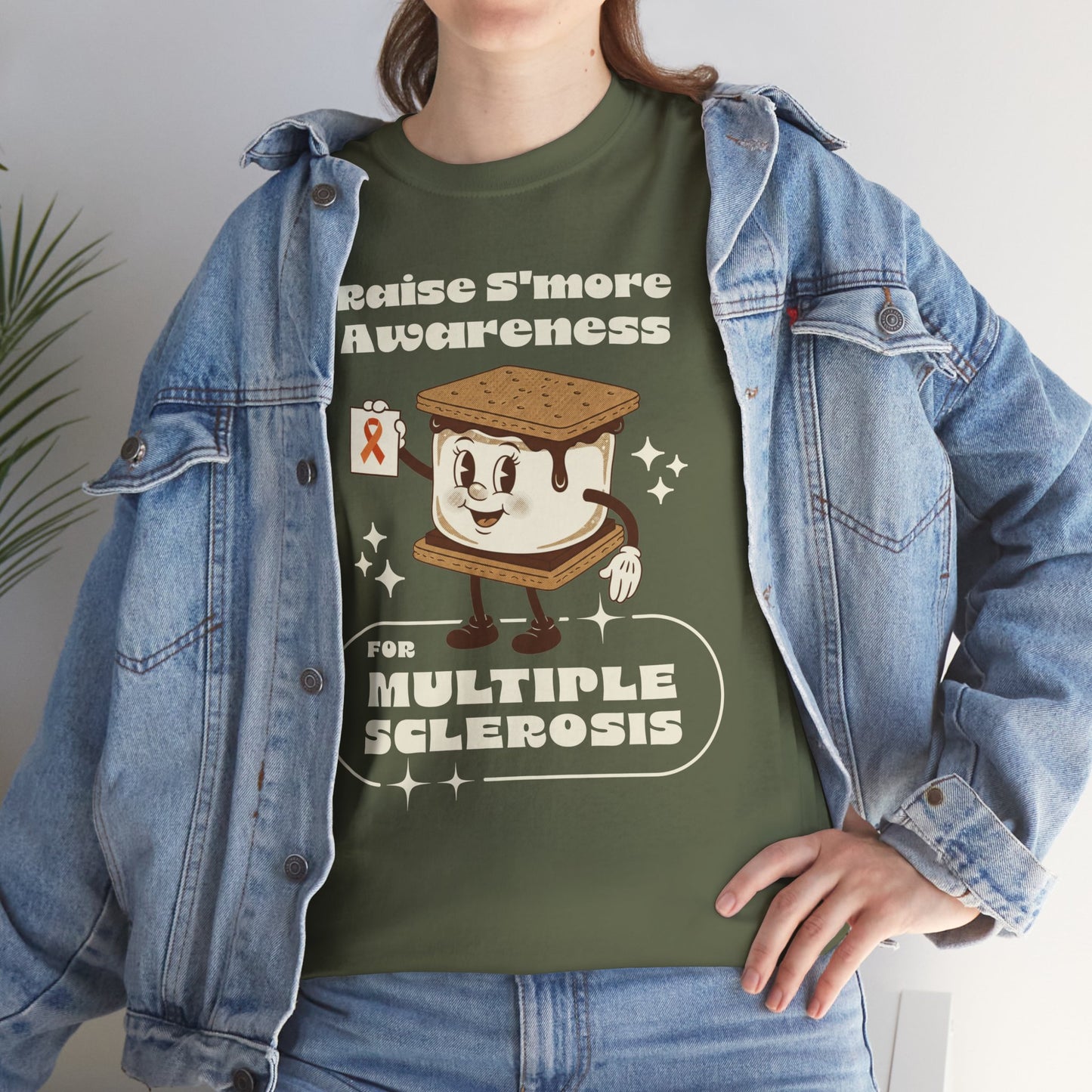 Raise S'more Awareness for Multiple Sclerosis,- Unisex Heavy Cotton Tee - Awareness Tee, Charity T-Shirt, Casual Wear, Fun Gift Idea, [...]