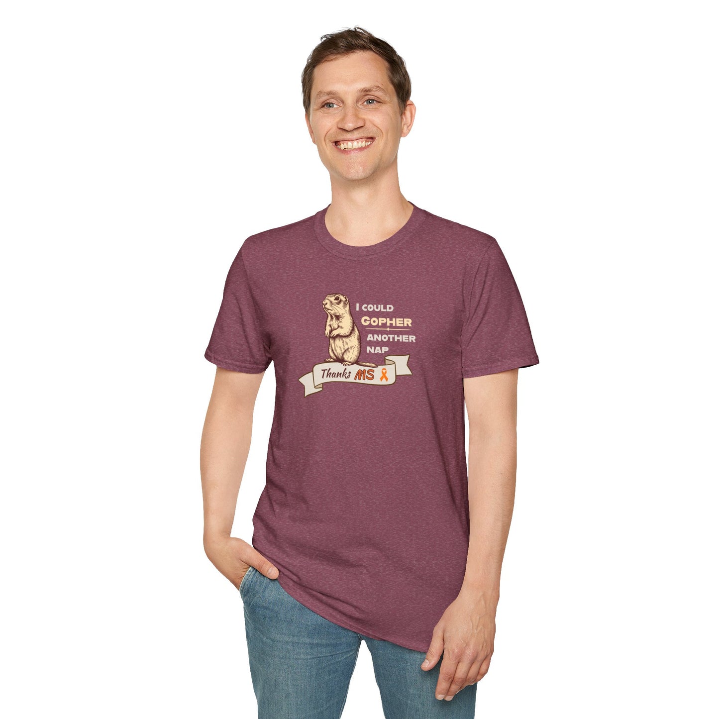 "Gopher a Nap" Unisex Tee: A Humorous Nod to Living with MS