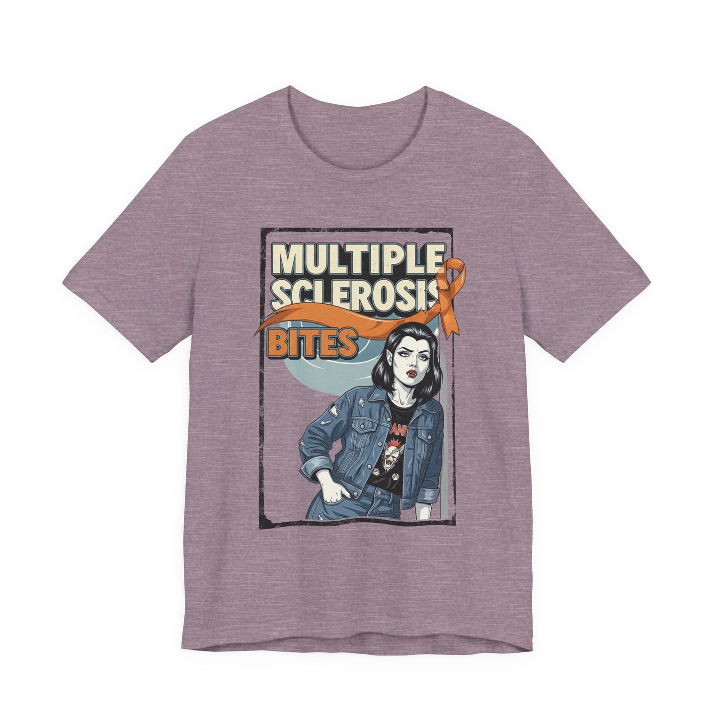 "Multiple Sclerosis Bites" Unisex T-shirt for MS Awareness