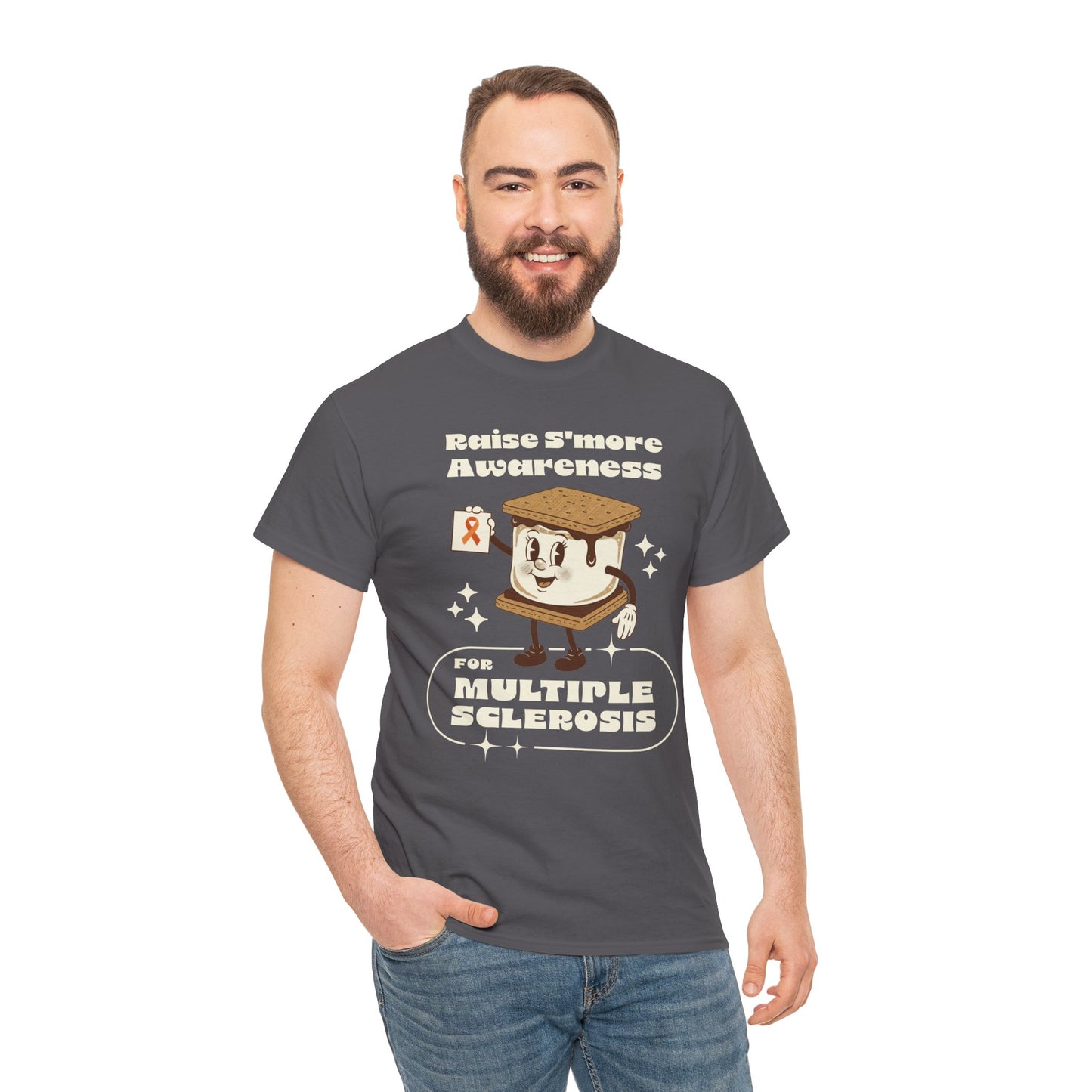 Raise S'more Awareness for Multiple Sclerosis,- Unisex Heavy Cotton Tee - Awareness Tee, Charity T-Shirt, Casual Wear, Fun Gift Idea, [...]