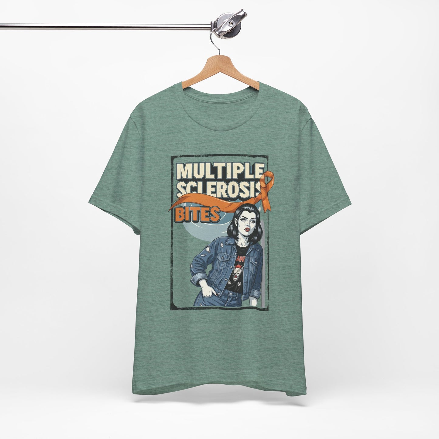 "Multiple Sclerosis Bites" Unisex T-shirt for MS Awareness