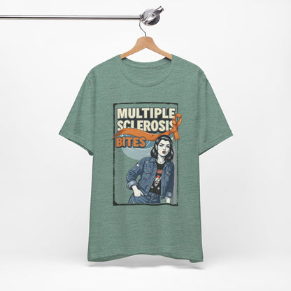 "Multiple Sclerosis Bites" Unisex T-shirt for MS Awareness