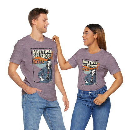 "Multiple Sclerosis Bites" Unisex T-shirt for MS Awareness