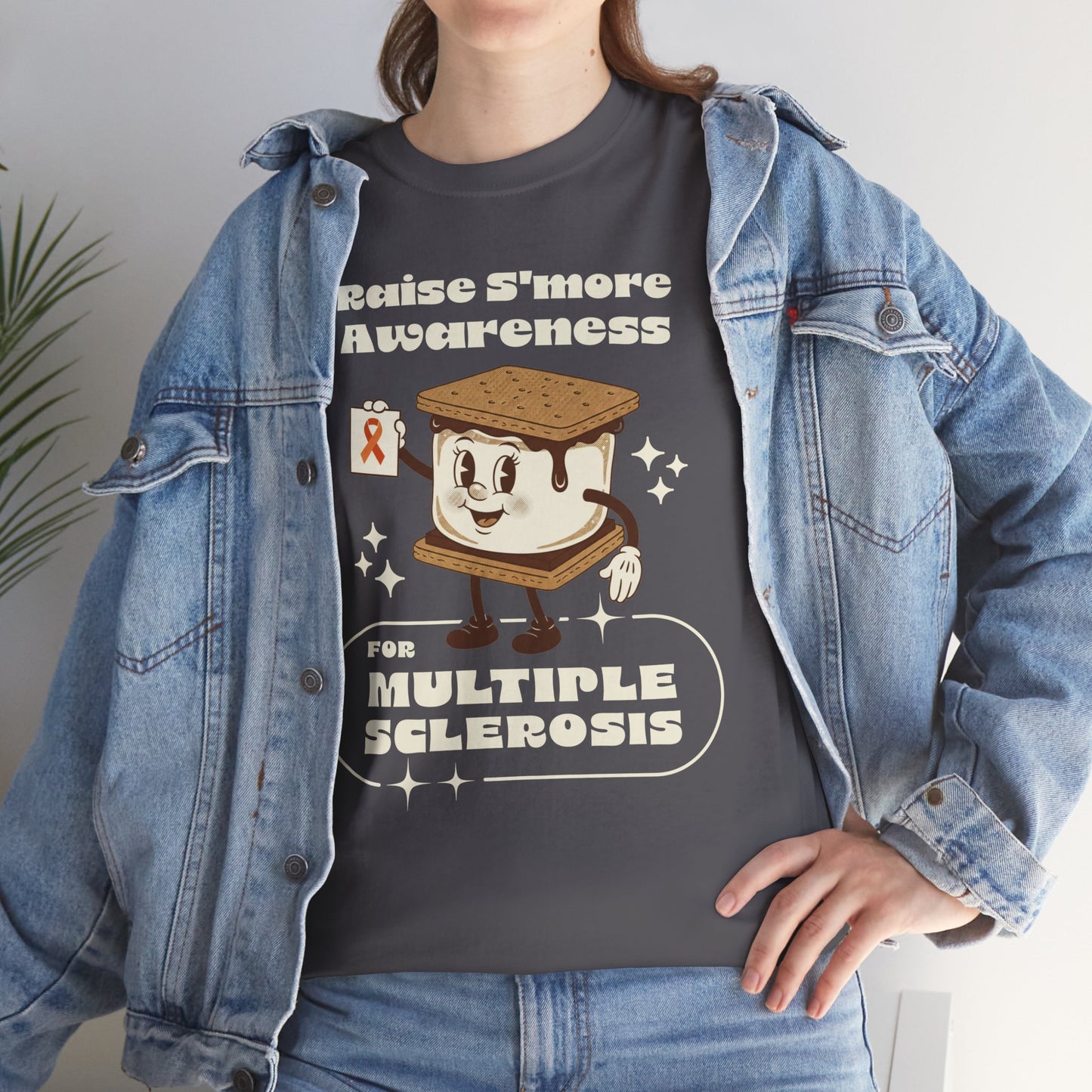 Raise S'more Awareness for Multiple Sclerosis,- Unisex Heavy Cotton Tee - Awareness Tee, Charity T-Shirt, Casual Wear, Fun Gift Idea, [...]