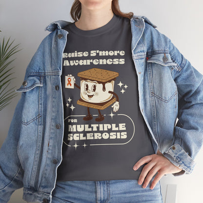 Raise S'more Awareness for Multiple Sclerosis,- Unisex Heavy Cotton Tee - Awareness Tee, Charity T-Shirt, Casual Wear, Fun Gift Idea, [...]