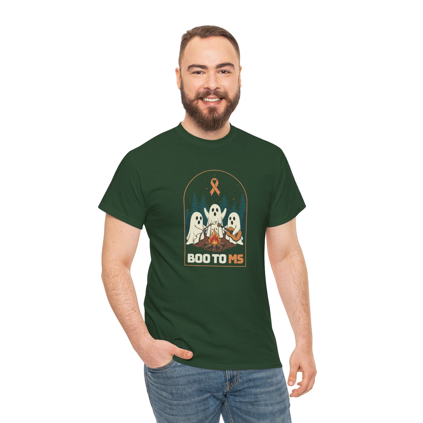 Cute Boo to MS Unisex Tee | Halloween Multiple Sclerosis Awareness T-Shirt