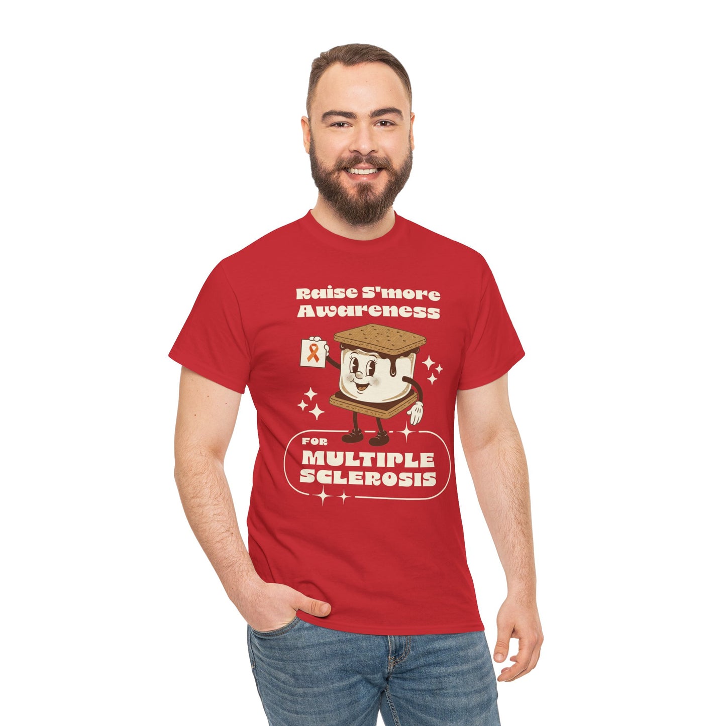 Raise S'more Awareness for Multiple Sclerosis,- Unisex Heavy Cotton Tee - Awareness Tee, Charity T-Shirt, Casual Wear, Fun Gift Idea, [...]