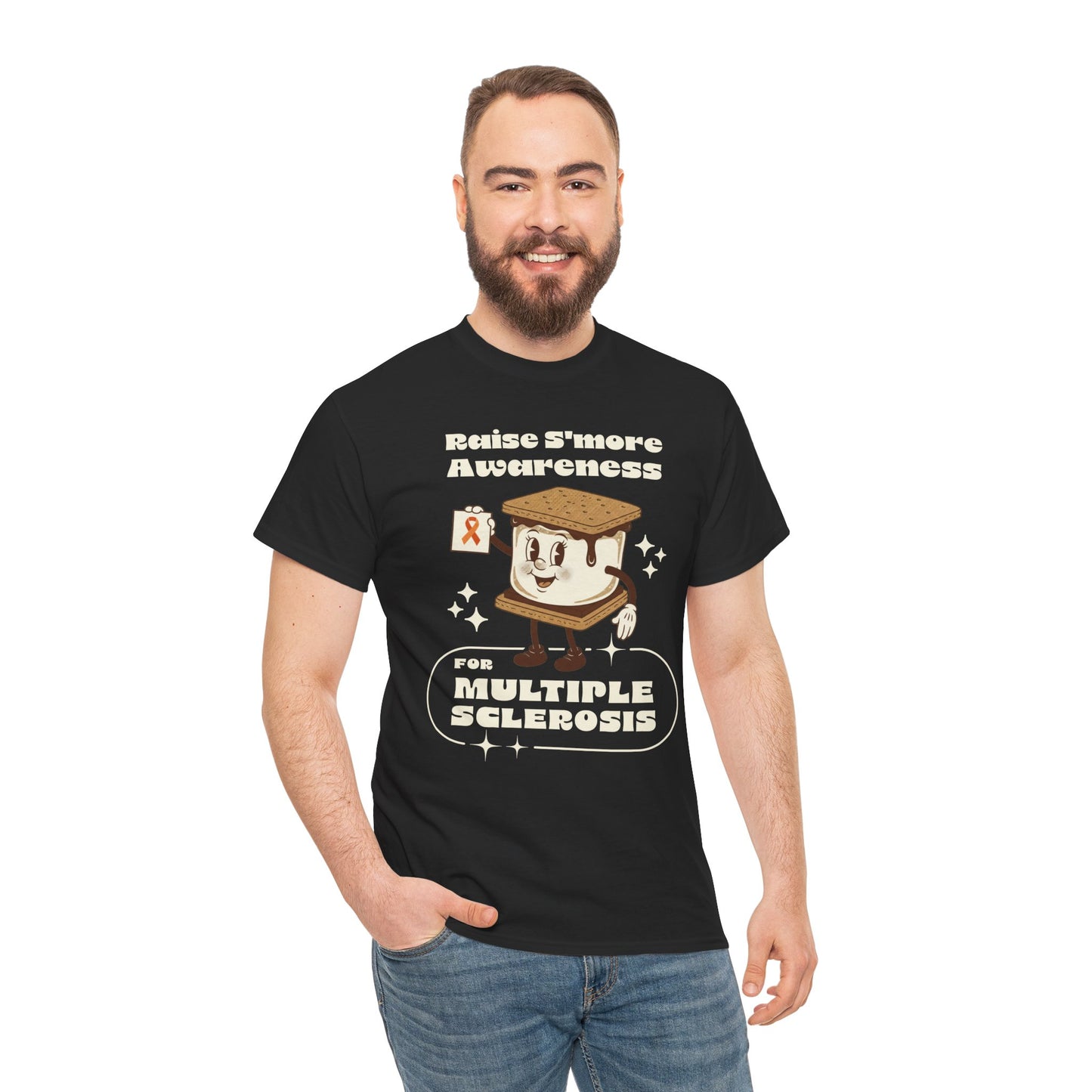 Raise S'more Awareness for Multiple Sclerosis,- Unisex Heavy Cotton Tee - Awareness Tee, Charity T-Shirt, Casual Wear, Fun Gift Idea, [...]
