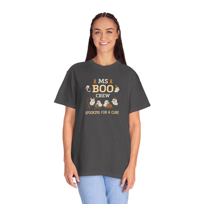 MS Boo Crew Unisex T-shirt -  Festive Fall T-Shirt for MS Awareness and Halloween