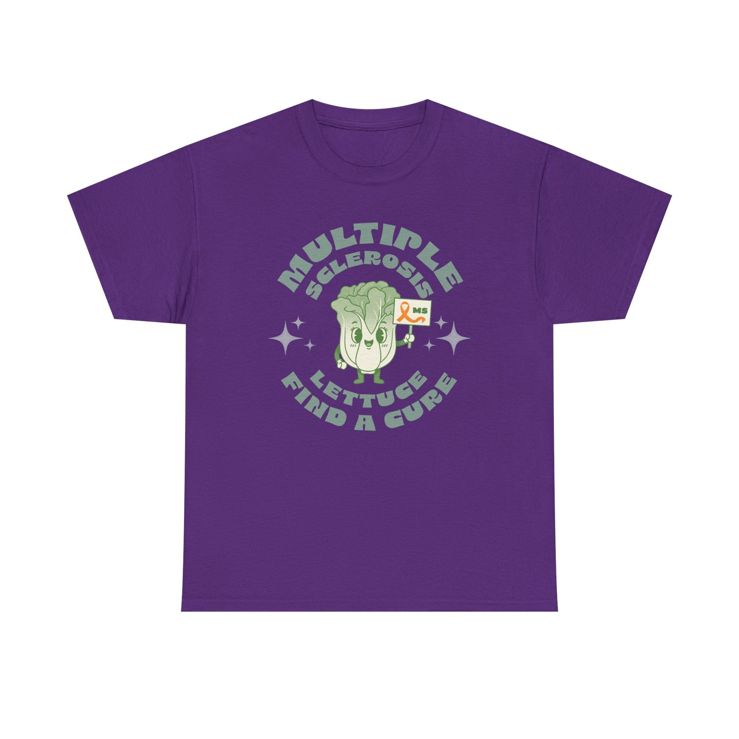 MS Awareness Punny Lettuce Find A Cure - Tee Unisex Adult for MS warriors, supporters, awareness