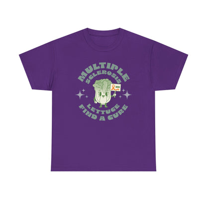 MS Awareness Punny Lettuce Find A Cure - Tee Unisex Adult for MS warriors, supporters, awareness