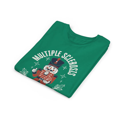 Youth "Crackn' For a Cure" Holiday Short Sleeve Tee for MS Awareness