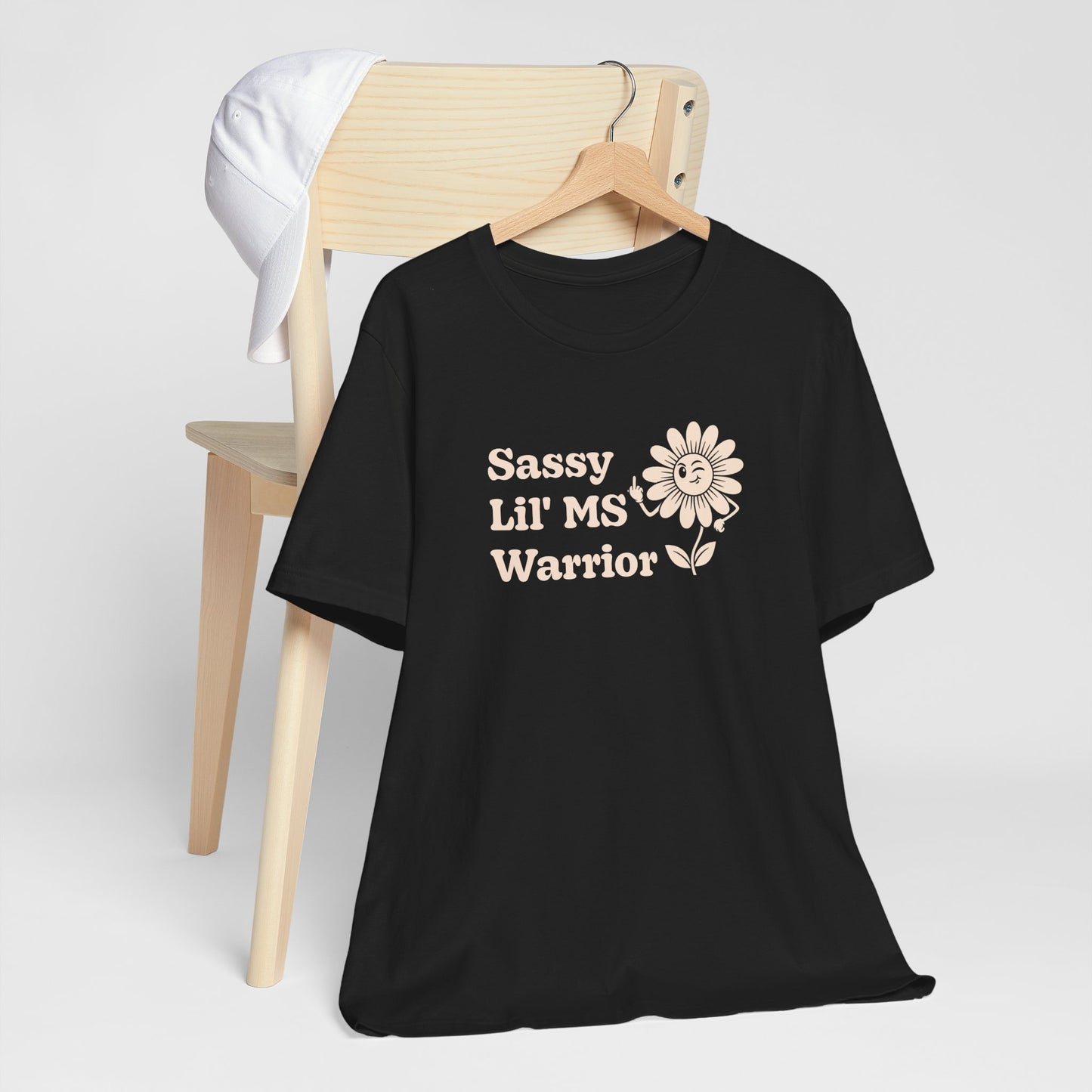 Sassy Lil MS Warrior Women's Graphic Tee – Multiple Sclerosis Awareness & Empowerment Shirt