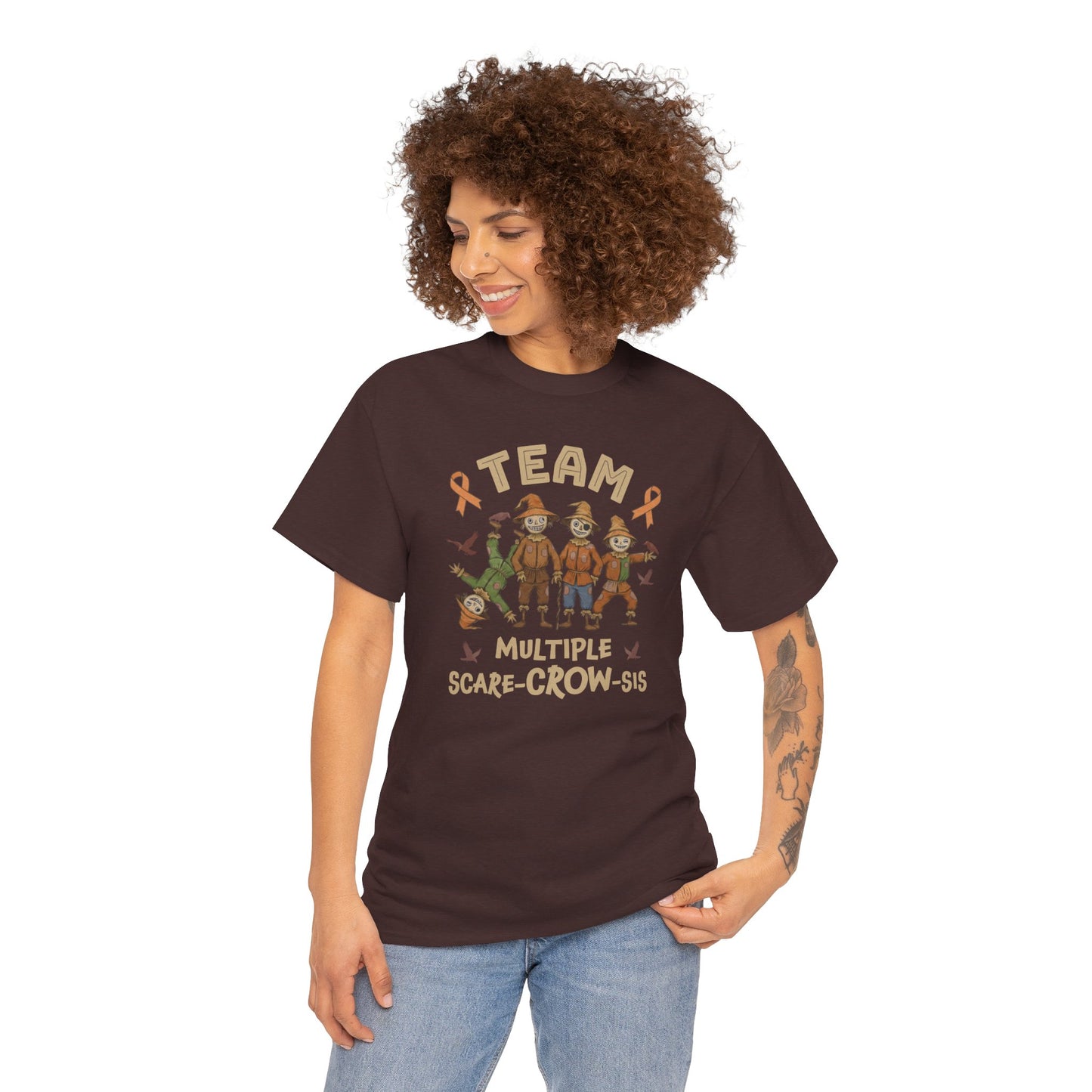 Multiple Scare-Crow-Sis Unisex Heavy Cotton Tee