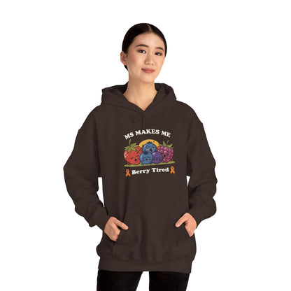Berry Tired Hoodie - Funny Fruit Sweatshirt, Unisex Apparel, Cute Gift for Fruit Lovers, Cozy Wear, Humor Clothing