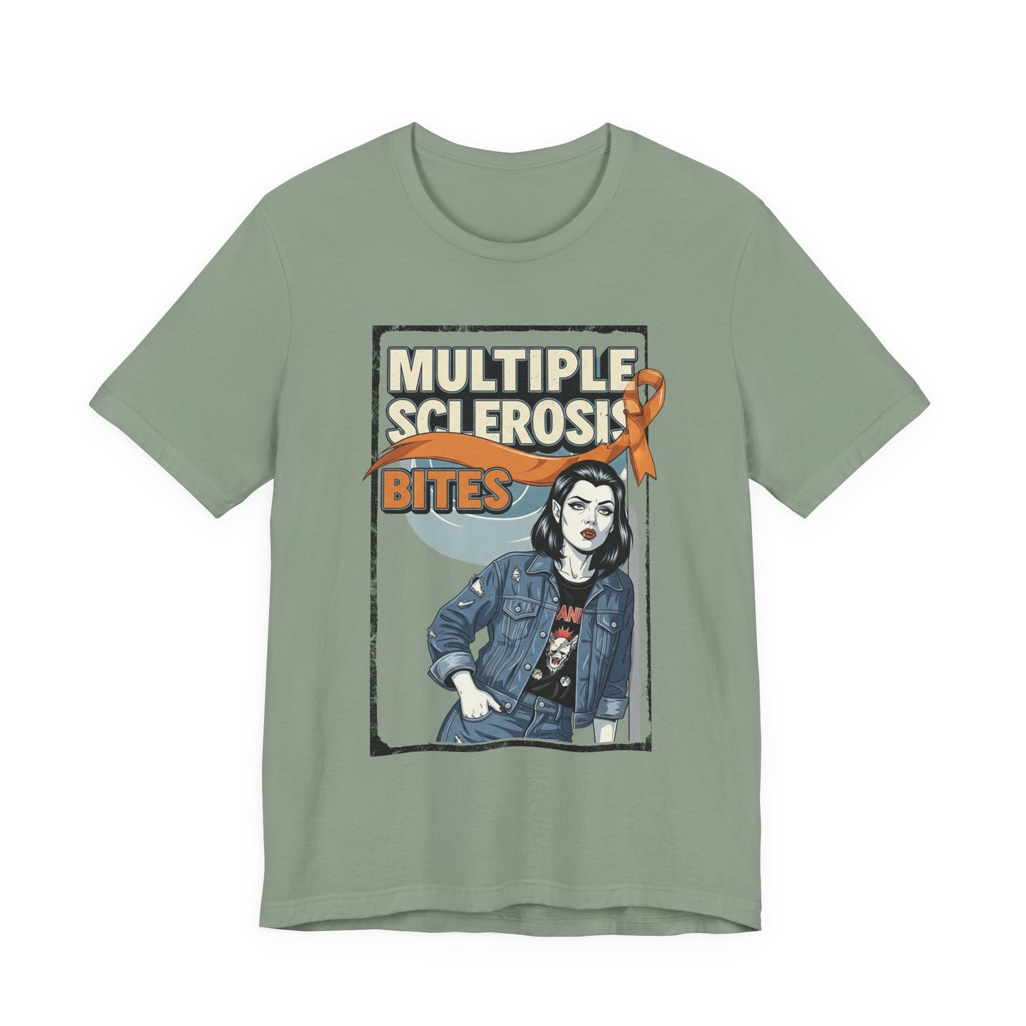 "Multiple Sclerosis Bites" Unisex T-shirt for MS Awareness