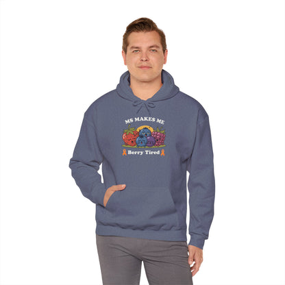 Berry Tired Hoodie - Funny Fruit Sweatshirt, Unisex Apparel, Cute Gift for Fruit Lovers, Cozy Wear, Humor Clothing