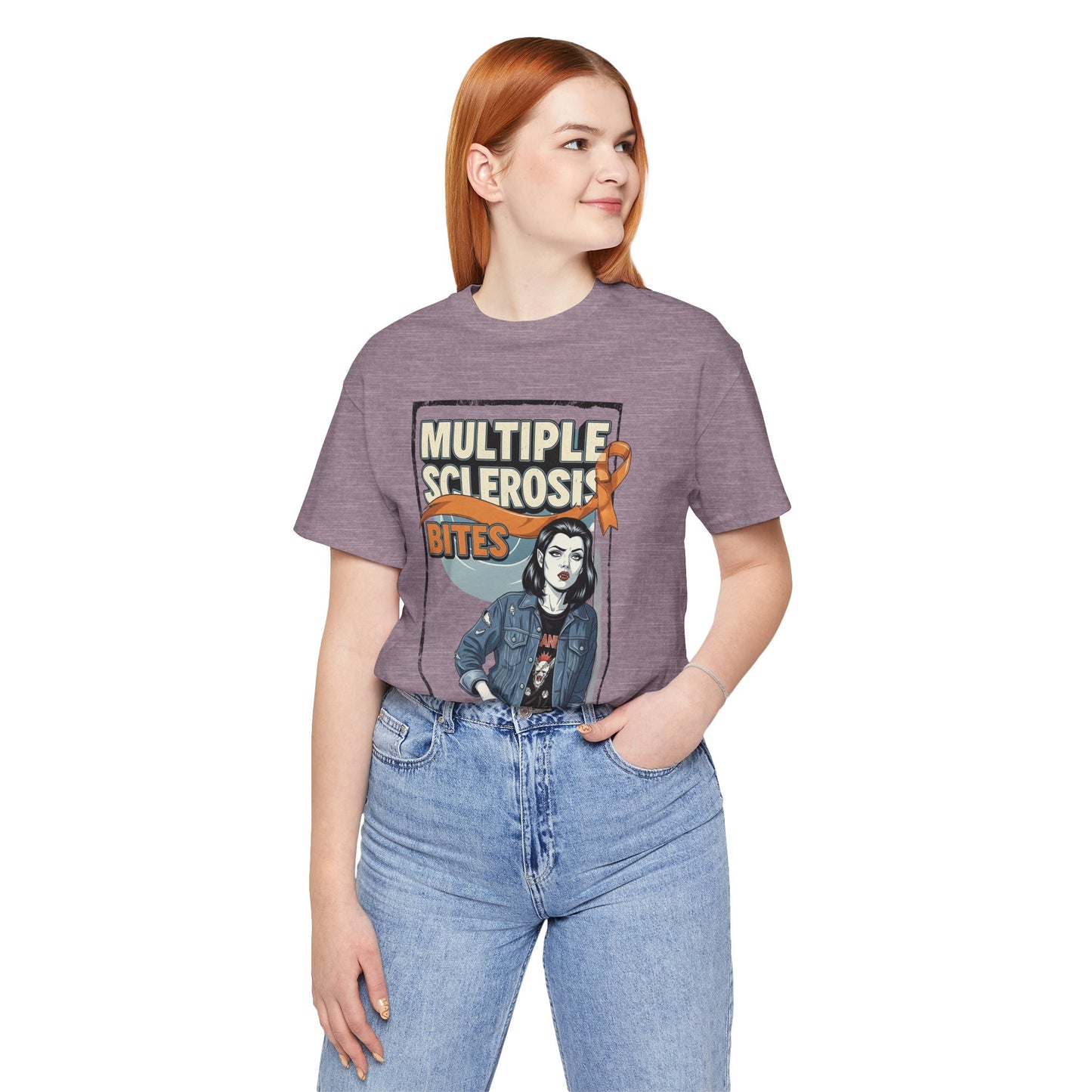 "Multiple Sclerosis Bites" Unisex T-shirt for MS Awareness